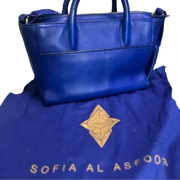 Sofia Al Asfoor Classic Signature BlueShield Bag Size 300 NWOT